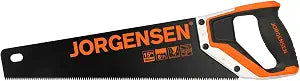 JORGENSEN 15-Inch Hand Saw, 8 TPI Coarse Blade for Wood Cutting