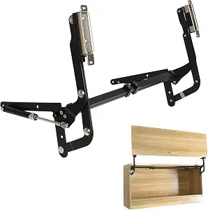 Vertical Lift Hinge, Fit for Cabinet Width: 19.69-35.43" Matte Black