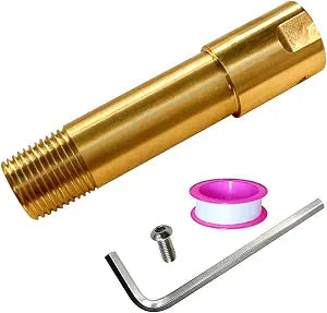 Bathtub Spout Adapter, Brass, Fits Slip-On 1/2" Pipe,5-3/8" Shower Faucet