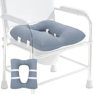 Bedside Commode Cushion, Waterproof Coating Toilet Seat Cushion