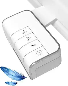 Hibbent Bidet Attachment for Toilet, Dual Nozzle for Frontal & Rear Wash