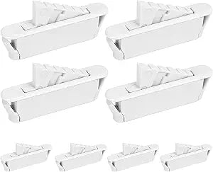 White Window Sash Vent Stops 8-Pack 1714WHITE, Vinyl Window Parts