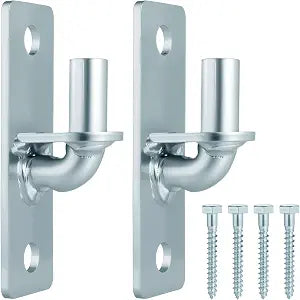 2 Pack Wall Mount Gate Hinges with 5/8" Pin Included Screws