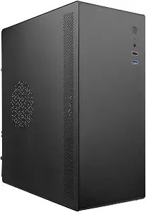 Iesooy Micro ATX Case, Mini PC ITX Desktop Computer Case MATX Case Support Micro ATX/ITX Mini PC case with USB3.0, Support 3.5'' HDD