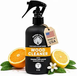 Rhino Wax Cutting Board Spray Cleaner - Food-Safe for All Wood Surfaces