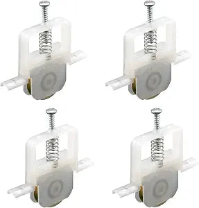 4 Pack Sliding Screen Door Tension Spring Fits for Columbia Doors, Replaces B 691 and B 695 Used on Both Top and Bottom, 1" Concaved Steel Ball Bearing