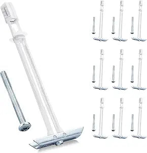 10 Pack Heavy Duty Drywall Anchor Bolts with 1/4"-20
