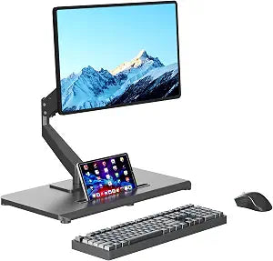 Pholiten Adjustable Monitor Arm with Base for 17-32" Screen
