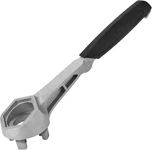 DURATECH Drum Wrench, 3-in-1 Bung Wrench for 55 Gallon Barrel Opening