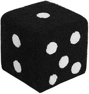 Dice Ottoman, Dice Foot Stool Foot Stool Small Square Footstool Soft Comfortable Simple Warm Sturdy Base Cube Stool for Home Living Room Bedroom (20x20x20cm/7.9x7.9x7.9in)