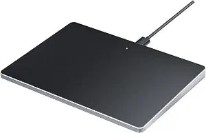 Wired Large USB Trackpad Touchpad for Windows 11/10, Grey Black