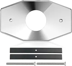 A503-01 Silver Single-Hole Remodel Cover Plate for Mixet Bath Valves