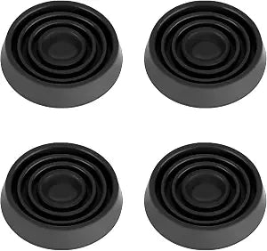 Furniture Coasters, 1.5X1.5 Rubber Caster Cups Non Slip Furniture Pads