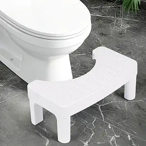 Resze Toilet Stool for Adults,6.8" Squatting Potty,Toilet Stool Squat Adult