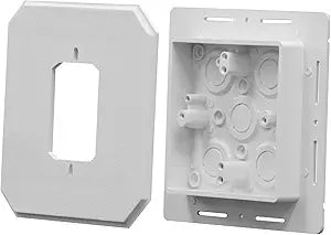 ARLINGTON INDUSTRIES 8081F 613241 Universal Siding Box Kit with Flange, 6.5" x 6.5" x 0.89"