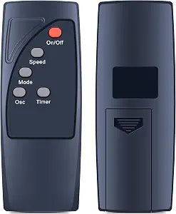 RETROSUN Replacement Remote Control Compatible with AMZ Basics 16" Pedestal Floor Fan FS40-10BR, Black