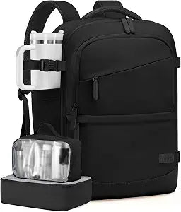 LOVEVOOK Travel Backpack for Women & Men, 50L Carry on Backpack Airline Approved, Large TSA Personal Item Travel Bag fits 17.3" Laptop, Business Weekender Bag for Essentials, 4Pcs