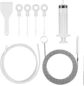 8 PCS Refrigerator Drain Cleaning Tool - Fridge Water Line Cleaner Kit