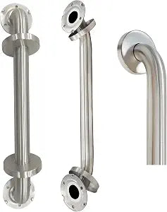18" Brushed Nickel Grab Bar for Bathroom, 2 Pack