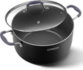 8 Quart Ceramic Nonstick Stock Pot with Lid, Induction Soup Pot with Lid