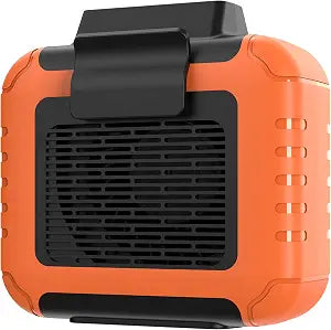 SLENPET 6000mAh Portable Waist Clip Fan with 23H Working Time, 6200RPM Strong Airflow, 3 Speeds, Rechargeable Battery Operated Personal Hands-free USB Belt Fan for Clothes Shirt Farm Work Hiking