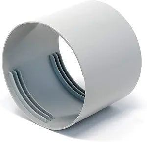 Kraftex 5.9 Inch Portable AC Hose Connector  Air Conditioner Hose Coupler for Exhaust Hose Extension  Compatible with LG and Other Portable AC Units, 5.9" White