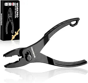 WORKPRO 4 Inch Slip Joint Pliers, Pocket/EDC Pliers for Tight Space