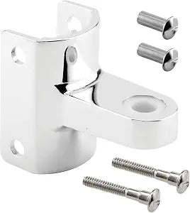Sentry Supply 656-7217 Post Mounted Top Pivot Hinge, 1-1/4 In., Zamak, Chrome, 5/8 In. Pintle (Single Pack)