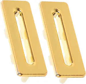 NUOBESTY 2pcs Bathroom Sink Hole Covers Zinc Alloy Basin Overflow Trim Decorative Overflow Cap for Washroom Decor