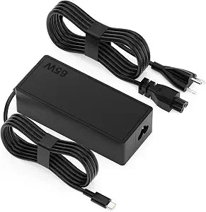 65W USB C Type C Fast Charging Universal Laptop Charger Replacement Compatible with HP, Dell, Lenovo, Acer, Asus, Samsung, Google Series Adapter Power Cord