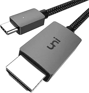 uni USB C to HDMI Cable,4K High-Speed Type C to HDMI Cable for Home Office