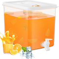 Domensi 1 Pack Drink Dispenser for Fridge with Spigot, 2 Gallon