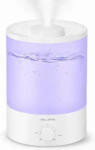 3.5L Cool Mist Humidifier, Top Fill, 24dB Quiet, Night Light