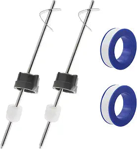 2PCS Pop Up Center Assembly for Bathroom Sinks Ball Style Pop Up Stopper Rod Includes Waterproof Tape Replacement Parts for PS2673 PS469 PS8327 Bathroom Sink Pivot Rod Drain Stopper Repair Kit