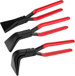 3pcs Heavy-Duty Steel Hand Seamers Sheet - Strong Clamping Force