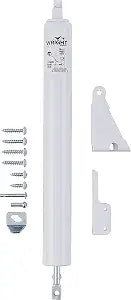 Wright Products Standard Duty Pneumatic Screen & Storm Door Closer  Adjustable Closing Speed, Quiet Operation, Easy Installation (Transitional, White)