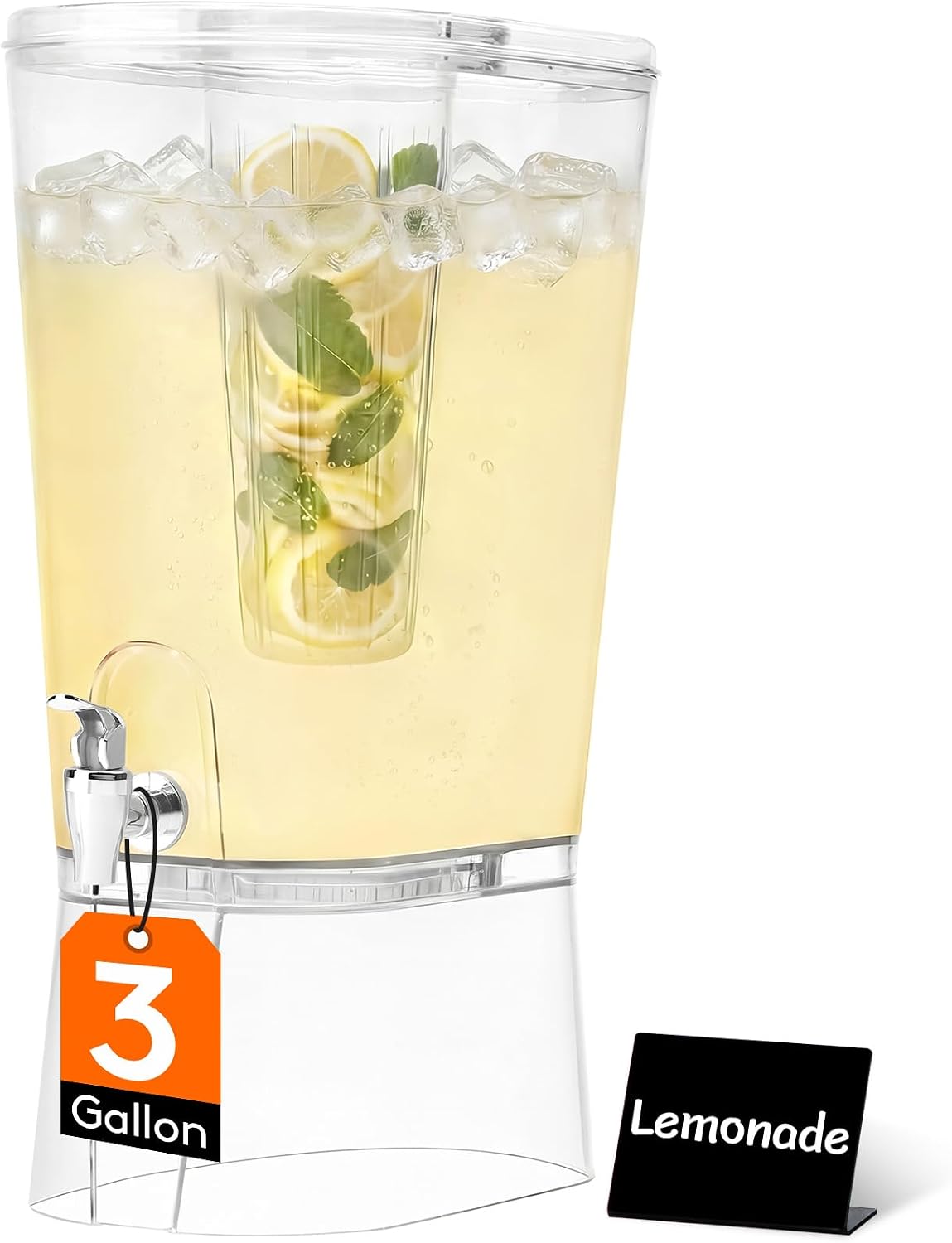 Lifewit 3 Gal Drink Dispenser with Fruit Infuser & Leak-Proof Spigot, 1 Pc