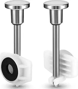 Tub Spout Diverter Repair Kit, 2Pcs Tub Spout Diverter Fix for Leaky Bathtub Faucet, Includes Distributor Valve Stems, Seals & Distributor Gates, Corrosion-Resistant for Shower, Easy DIY Install