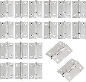 MY MIRONEY 20PCS Stainless Steel Folding Hinges, 2 Inch