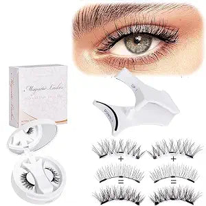 Magnetic Eyelashes with Applicatorï¿½ï¿½ï¿½Reusable natural looking, no eyeliner no adhesive, easy to put on and take off. (Magnetic Lashes-C