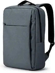 Laptop Backpack for Women & Men, 15.6" Laptop and Tablet Bag with Computer Compartment  Lightweight, Durable Travel & Work Backpacks, Grey