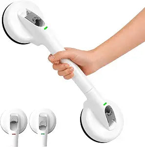 19in Suction Grab Bars for Shower, Heavy Duty Safety Handle