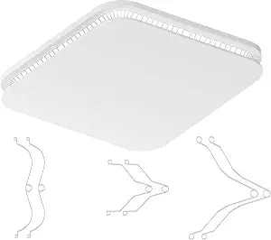 FG701S Square Bathroom Exhaust Fan Grille Cover Replacement, Ventilation Fan Grille Compatible with Broan-NuTone FG701 Exhaust Fan, 13.25 x 13.25 x 1.30 Inches