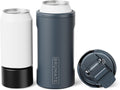BrueMate Hopsulator Trio 3-in-1 Insulated Can Cooler for 12oz / 16oz Cans + 100% Leak Proof Tumbler with Lid | Insulated for Beer, Soda, and Energy Drinks
