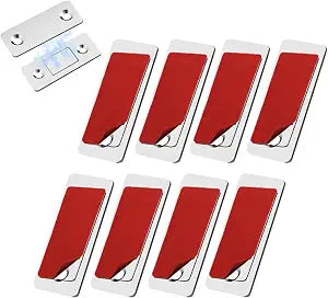Quiet Magnetic Door Catch, Using Noise Free, Magnetic Cabinet Door Catch Quiet, Quiet Magnetic Catch for Sliding Door, Punch-Free, Invisible Anti-Collision Door (8 Sets)