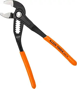 Klein Tools D5057B 7-Inch Adjustable Pliers, Quick-Adjust Klaw Pump Pliers, Compact Design with V-Jaw and Hardened Teeth for Maximum Torque