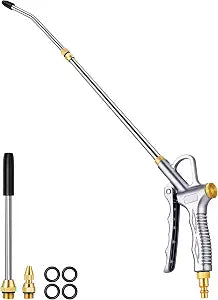Industrial Long Air Blow Gun for Compressor, 17-27 Inch Adjustable Nozzle