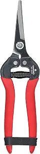 Corona Tools Long Curved Snips  1.75 Tempered Steel Precision Garden Shears for Fruit, Herbs, Flowers & Vineyard Use