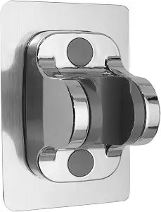 Uenhoy Self-Adhesive Shower Head Holder Adjustable No Drill, Silver