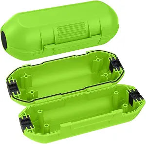2 Pack Extension Cord Cover Outdoor, IP54, Connection Box to Protect Outdoor Outlet, Plug, Christmas Holiday Decoration Light, Green